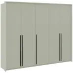 Skriňa Genua D-Lux 255cm – Eucalyptus, Päťdverový
