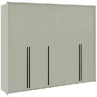 Skriňa Genua D-Lux 255cm – Eucalyptus, Päťdverový