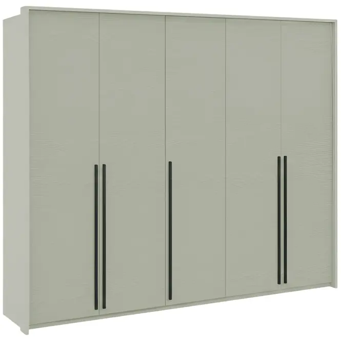 Skriňa Genua D-Lux 255cm – Eucalyptus, Päťdverový