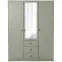 Skriňa Siena D3 Lux 149cm So Zrkadlom – Eucalyptus, Trojdverový, Zásuvky,3