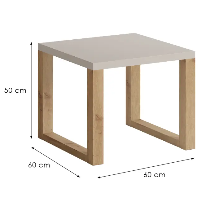 Konferenčný stolík Mona 600 Kašmír/Artisan,2