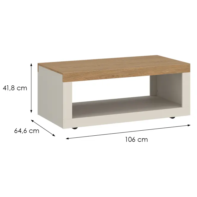 Konferenčný stolík Naxxar Naxt01 U118 Cashm/ D.Kam.,2
