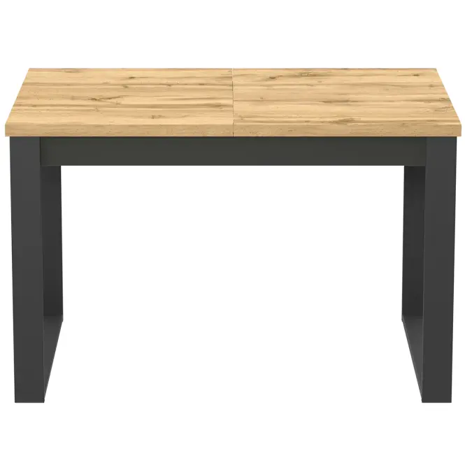 Rozkladací stôl Lamelo La31 Dub Wotan/Čierna Mat,3