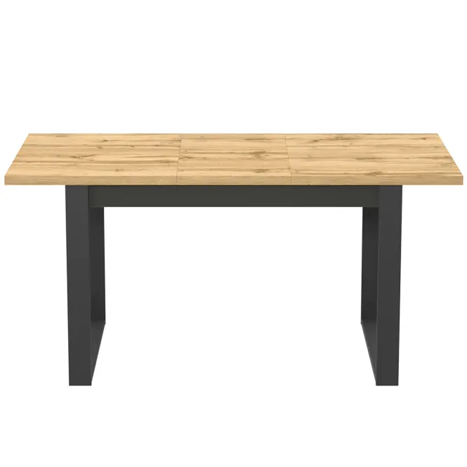 Rozkladací stôl Lamelo La31 Dub Wotan/Čierna Mat,5