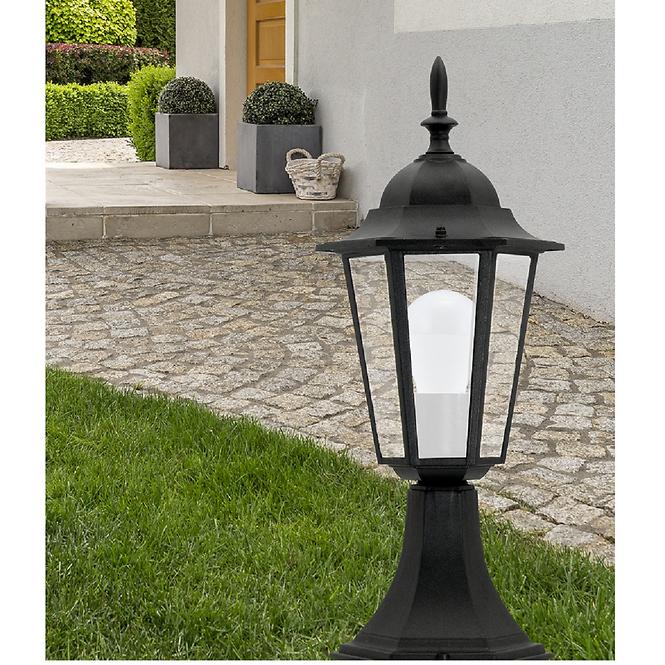 Stojaca záhradná lampa Liguria ALU1047P1B ćerna KS1