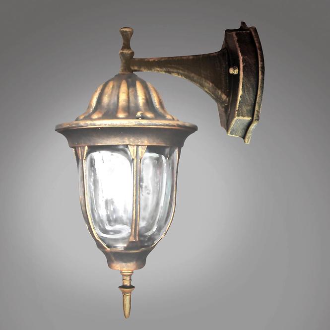 Nastenná záhradná lampa Florencia ALU3118DP patina KD1