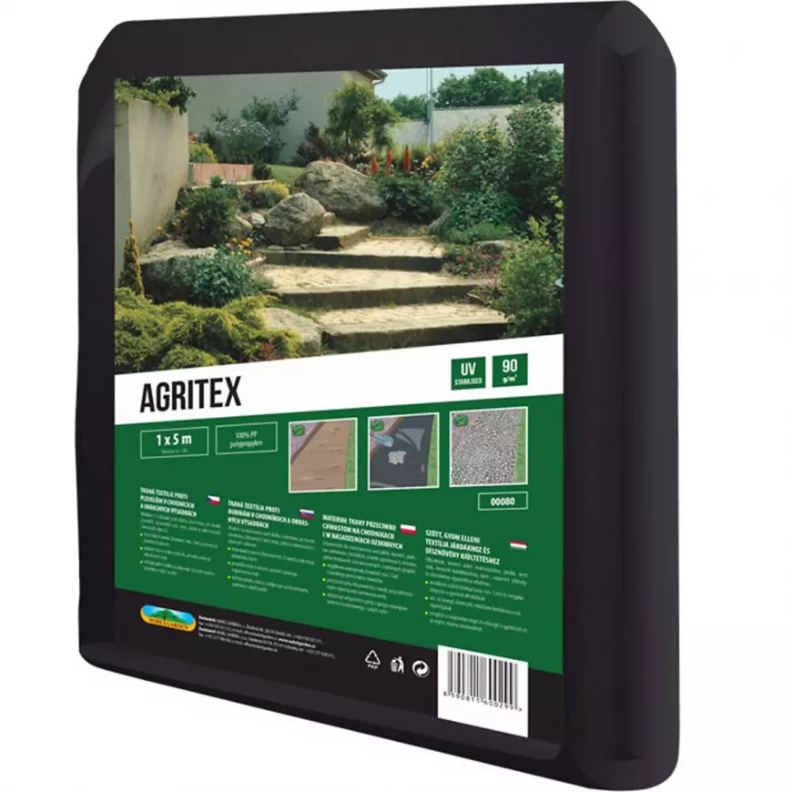 AGRITEX Mulčovacia tkaná textília 1x5 m  čierna C.00080