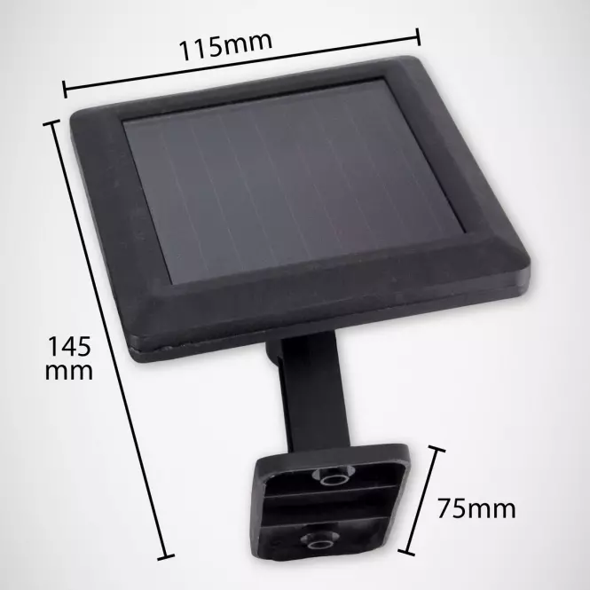Solárna lampa s pohybovým senzorom  Solario LED 2W 6500K