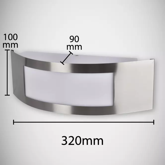 Záhradné svietidlo 237 INOX K1,7