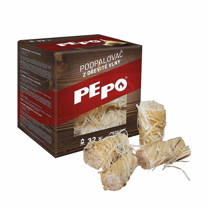 PE-PO Podpaľovač drevitá vlna 32 podpálení