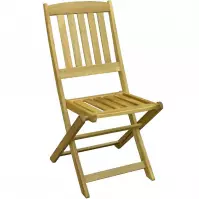 Záhradná stolička drevená skladacia