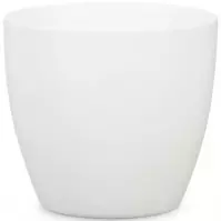 Keramický obal na kvetináč Scheurich 920, ø25cm, biela
