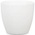 Keramický obal na kvetináč Scheurich 920, ø22cm, biela