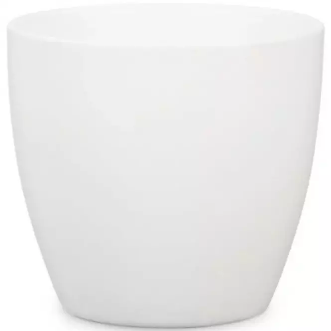 Keramický obal na kvetináč Scheurich 920, ø22cm, biela