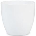 Keramický obal na kvetináč Scheurich 920, ø11cm, farba biela