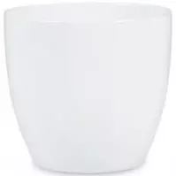 Keramický obal na kvetináč Scheurich 920, ø11cm, farba biela
