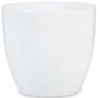 Keramický obal na kvetináč Scheurich 920, ø16cm, farba biela