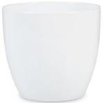 Keramický obal na kvetináč Scheurich 920, ø19cm, farba biela
