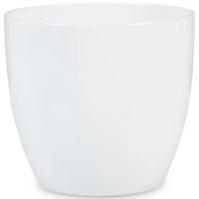 Keramický obal na kvetináč Scheurich 920, ø19cm, farba biela