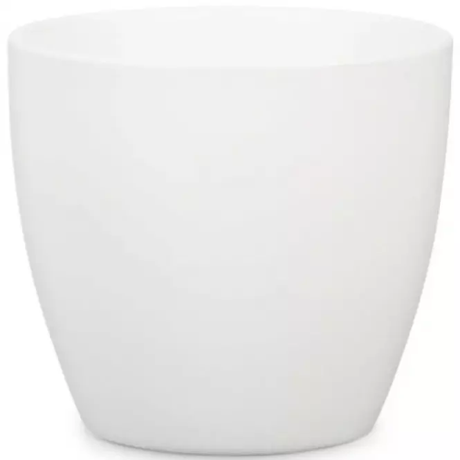 Keramický obal na kvetináč Scheurich 920, ø33cm, biela