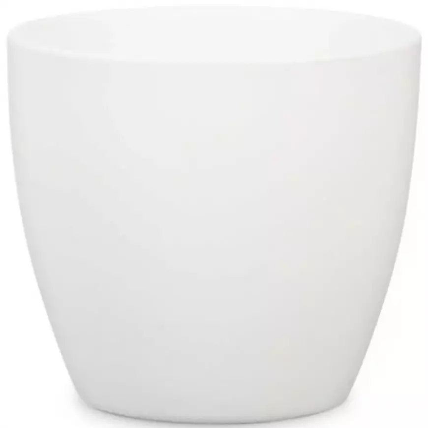 Keramický obal na kvetináč Scheurich 920, ø33cm, biela