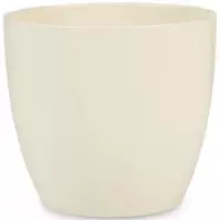 Keramický obal na kvetináč Scheurich 920, ø25cm, krémová