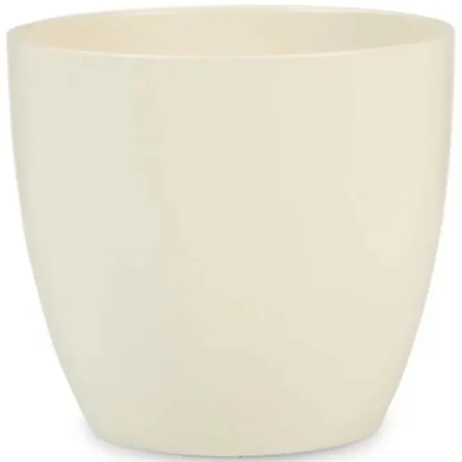 Keramický obal na kvetináč Scheurich 920, ø25cm, krémová