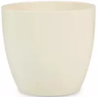 Keramický obal na kvetináč Scheurich 920, ø22cm, krémová