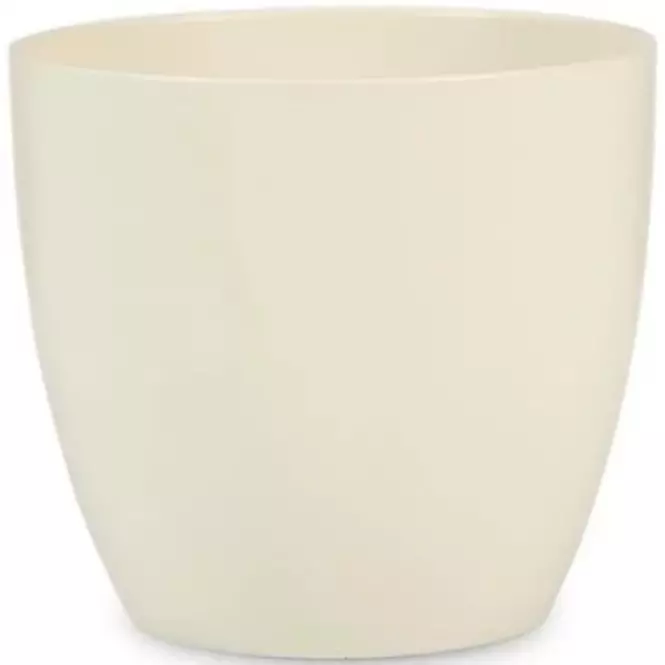 Keramický obal na kvetináč Scheurich 920, ø22cm, krémová