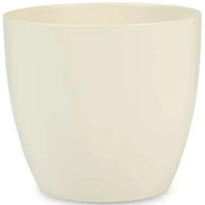 Keramický obal na kvetináč Scheurich 920, ø14cm  krémová