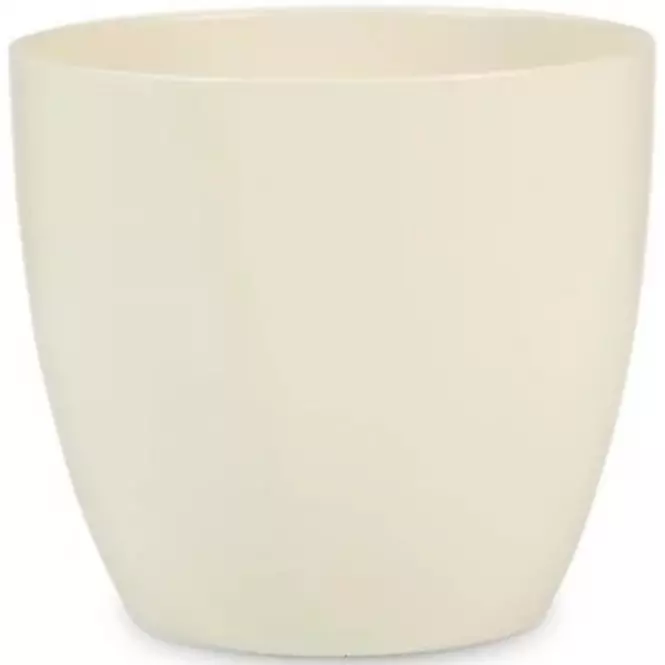 Keramický obal na kvetináč Scheurich 920, ø19cm, krémová