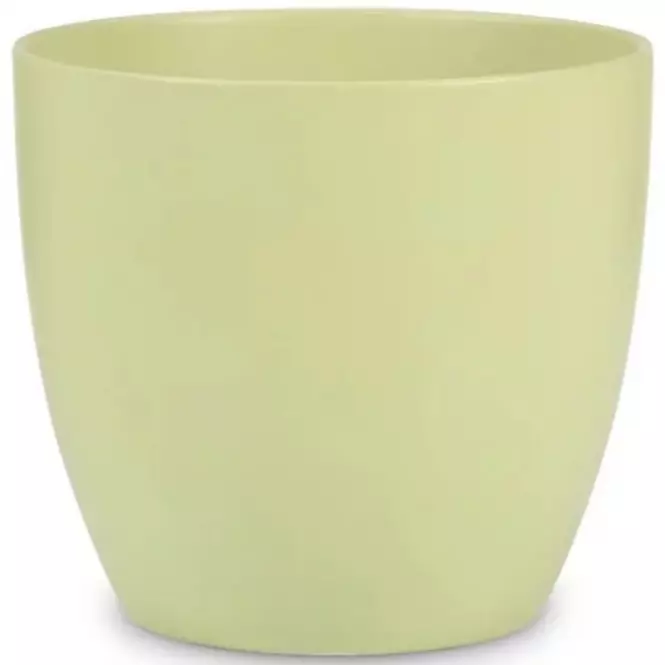 Keramický obal na kvetináč Scheurich 920, ø25cm, svetlozelená