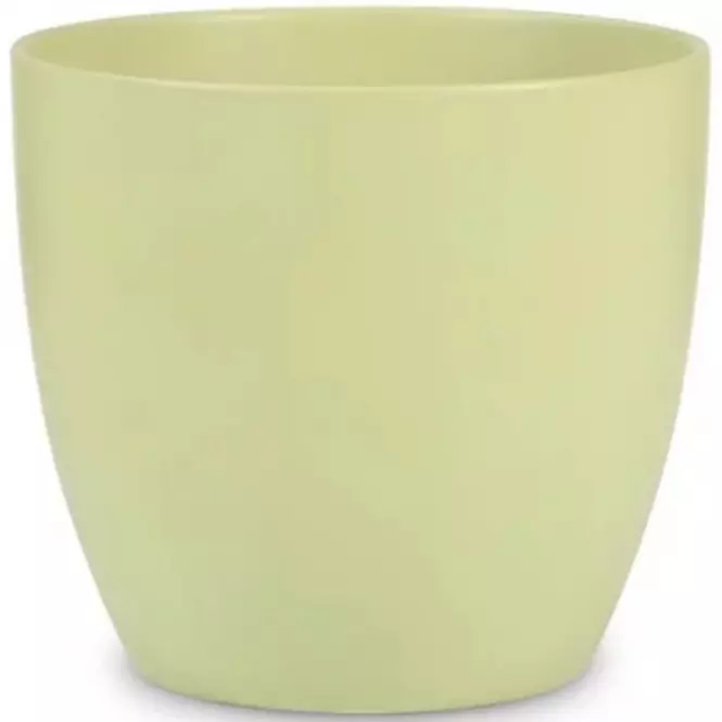 Keramický obal na kvetináč Scheurich 920, ø19 cm, svetlozelená