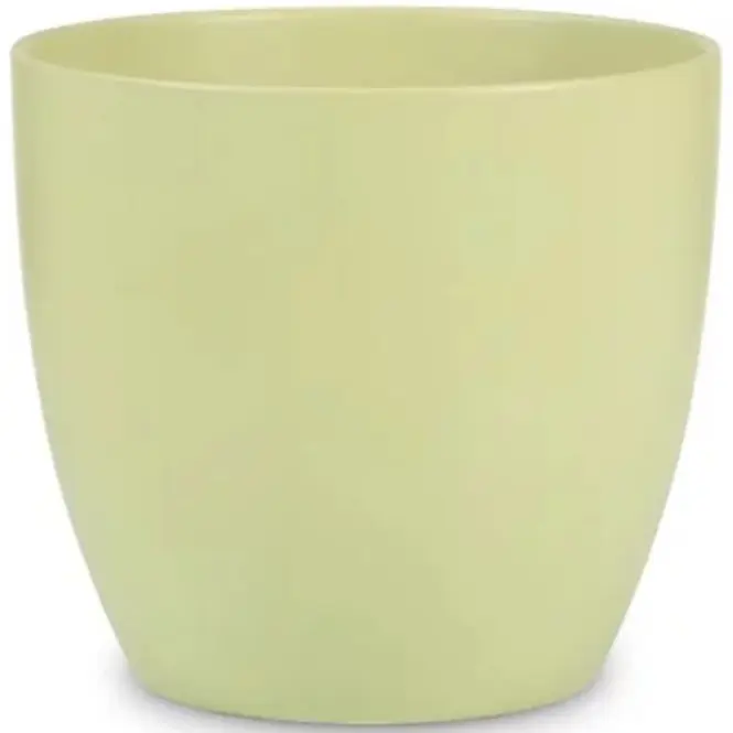 Keramický obal na kvetináč Scheurich 920, ø19 cm, svetlozelená