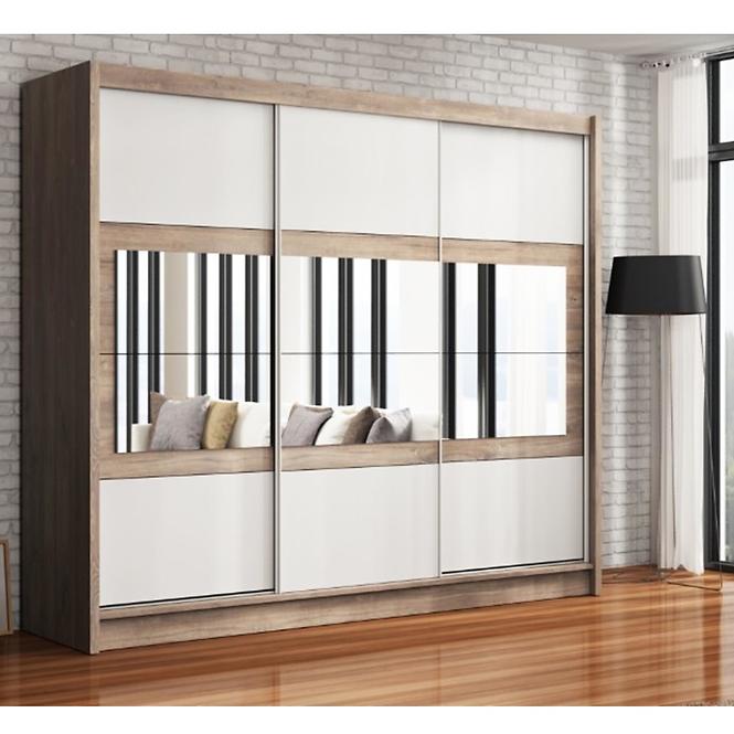 Skriňa Salwador 250 cm country grey