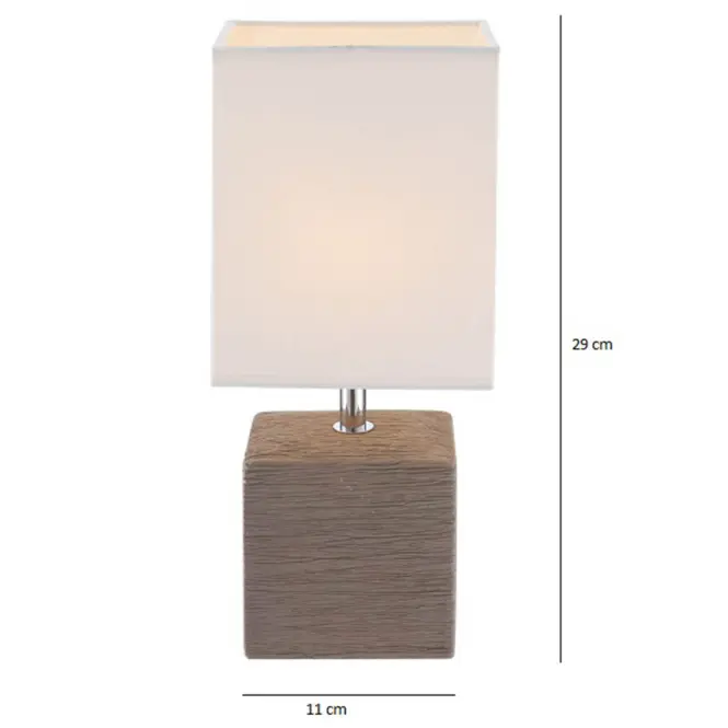 Stolná lampa štvorec 21677 LB1,3
