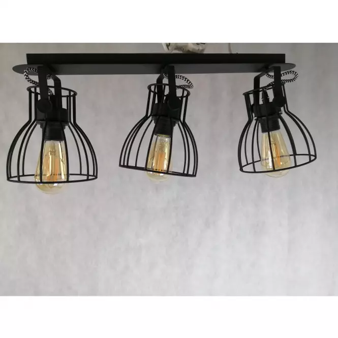 Stropné bodové svietidlo Alano Black 2122 LS3