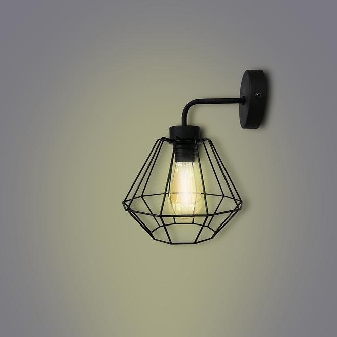 Nástenné svietidlo Diamond Black 2183 K1