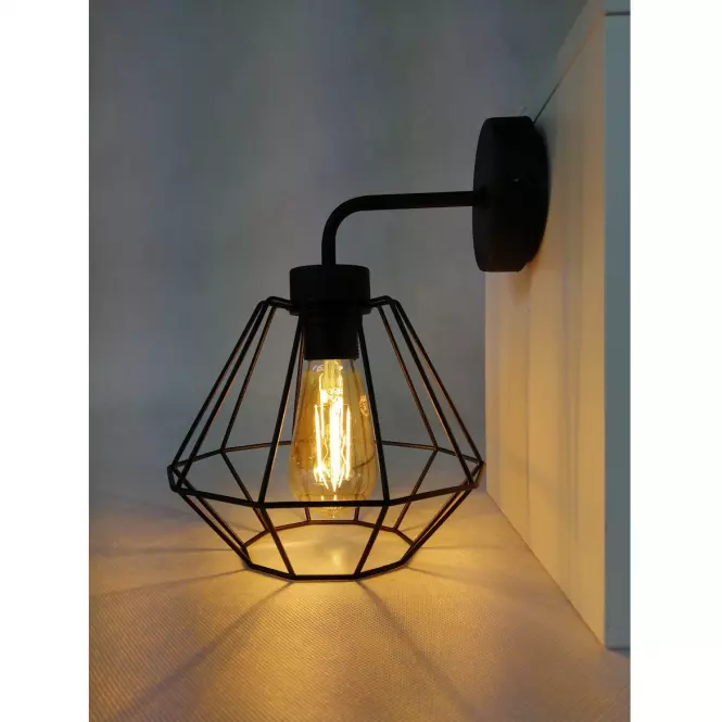 Nástenné svietidlo Diamond Black 2183 K1