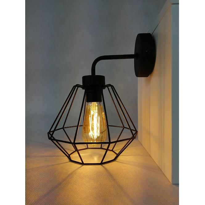Nástenné svietidlo Diamond Black 2183 K1