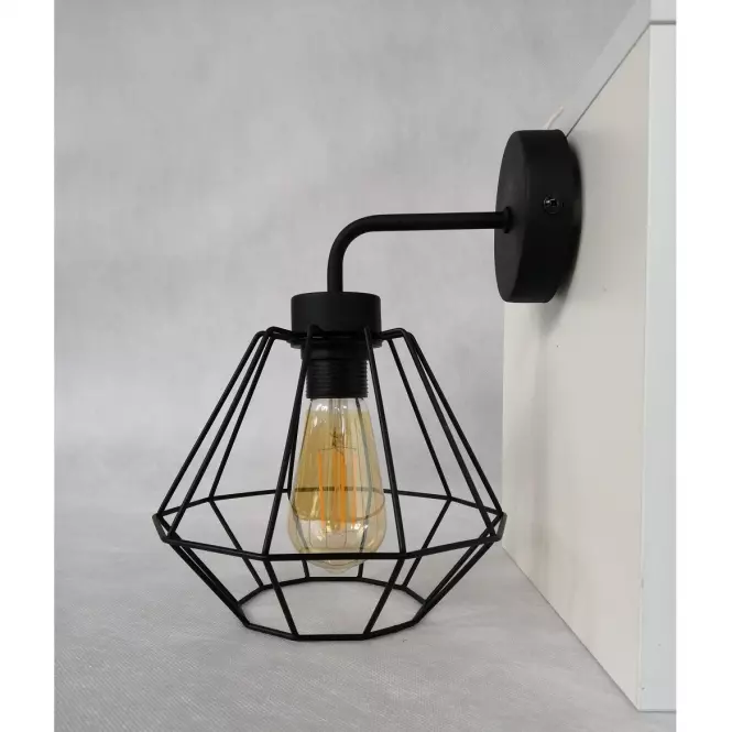 Nástenné svietidlo Diamond Black 2183 K1