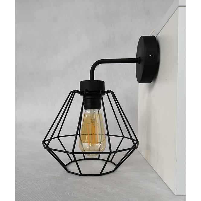 Nástenné svietidlo Diamond Black 2183 K1