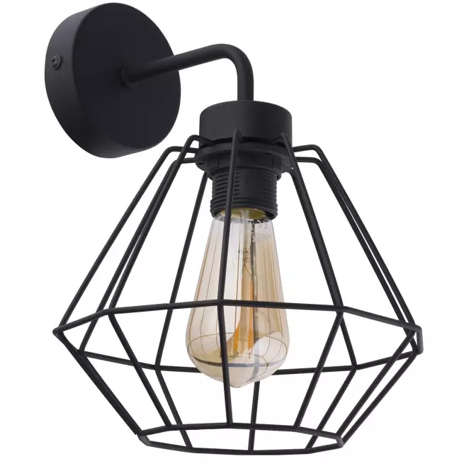 Nástenné svietidlo Diamond Black 2183 K1,6
