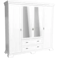 Skriňa Kora KS3 208 cm biela