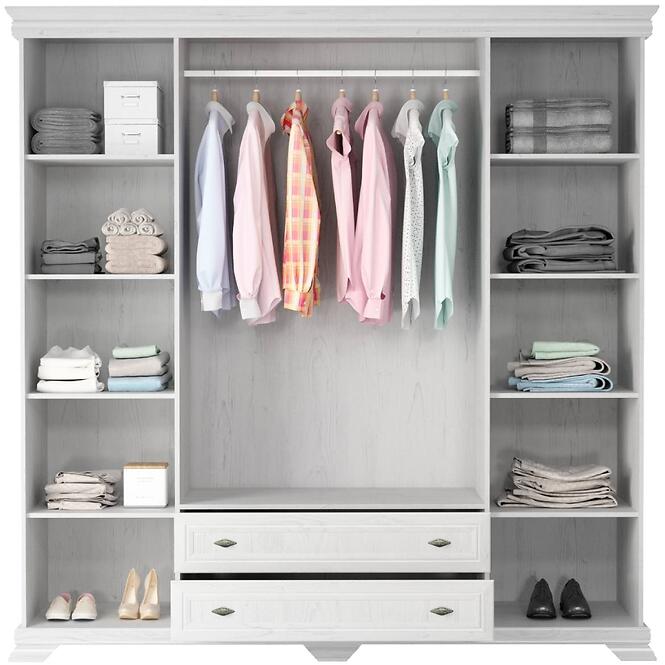 Skriňa Kora KS3 208 cm biela