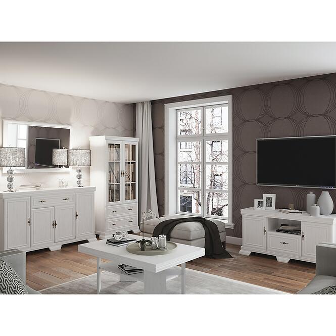 Skriňa Kora KS3 208 cm biela