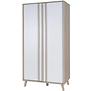 Skriňa  Malmo 11 100 cm Dub Sonoma/Biela Alpská