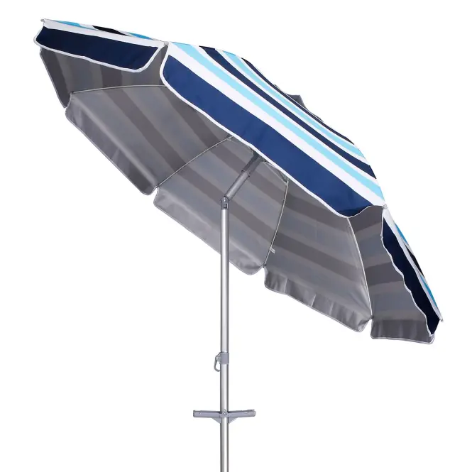 Plážový slnečník 200 cm nebeská modrá,5