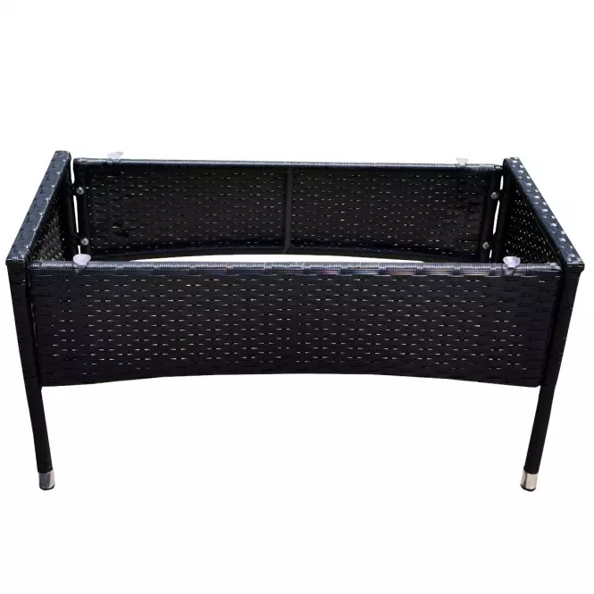 Komplet technoratanový 2+1+1 čierna