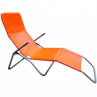 Záhradné lehátko D-054 oranžové